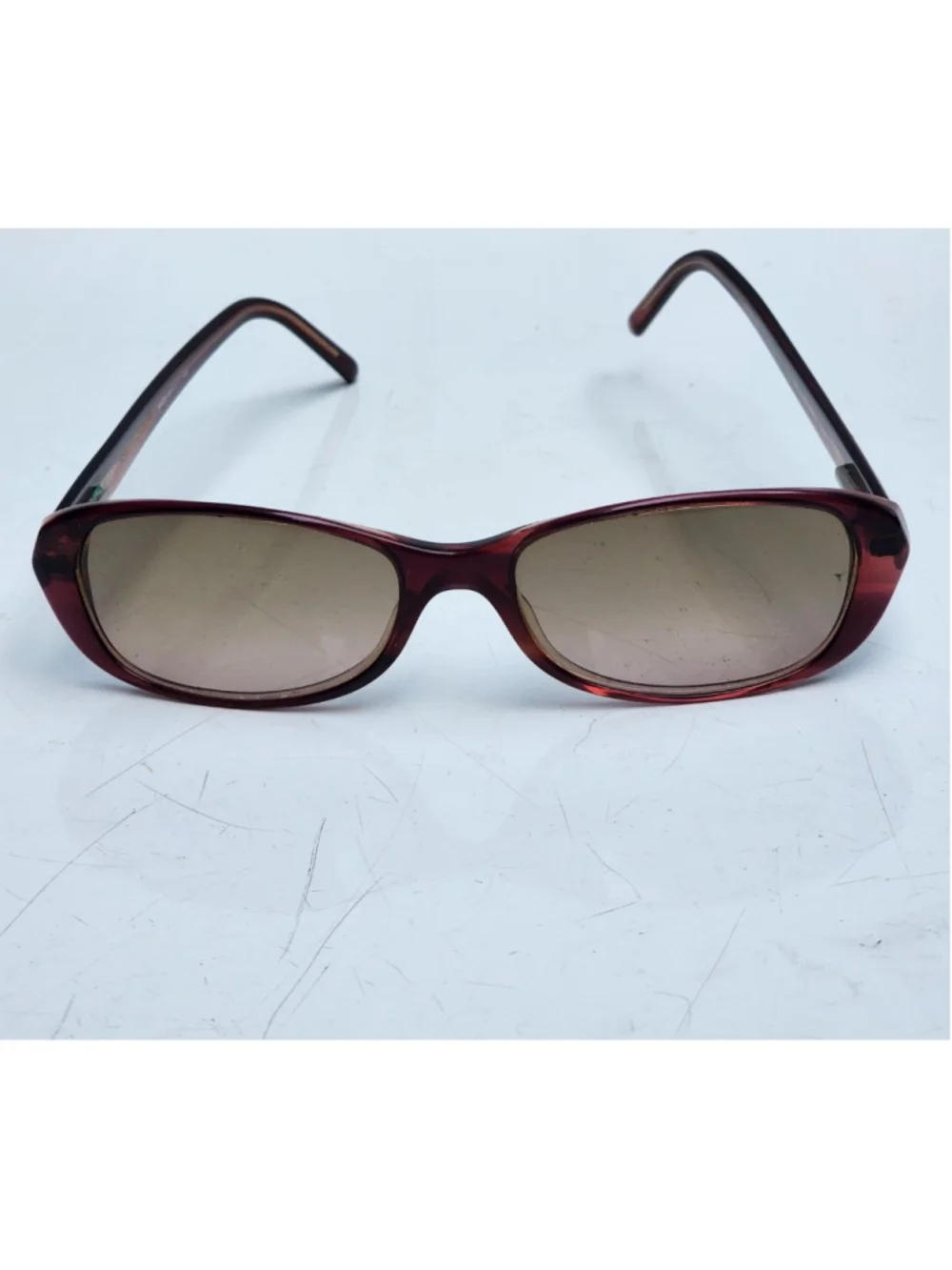 KATE SPADE Rowen Gradient‎ Burgundy Oval Sunglasses #34